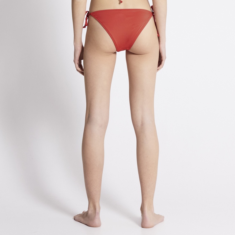 Tie bikini bottom Red